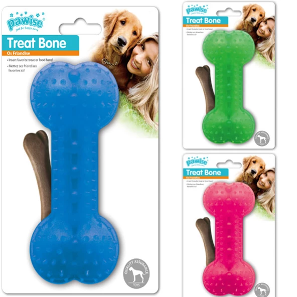 Pawise Tırtıklı Kemik Köpek Oyuncağı 12 cm ürün görseli 1