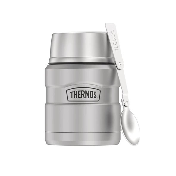 Thermos SK3000 Stainless King Yemek Termosu 0,47L - Matte Stainless Steel ürün görseli 1