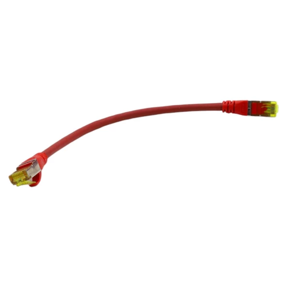 DIGITUS CAT6A S-FTP PATCH CORD 0,25 MT RED (10'LU PAKET) ürün görseli 1