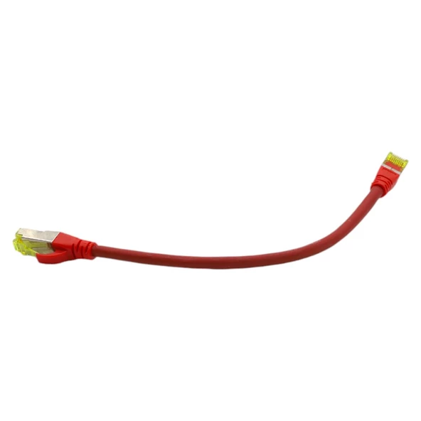 DIGITUS CAT6A S-FTP PATCH CORD 0,25 MT RED (10'LU PAKET) - Resim 4
