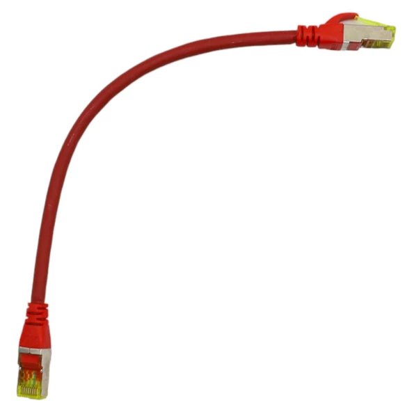 DIGITUS CAT6A S-FTP PATCH CORD 0,25 MT RED (10'LU PAKET) - Resim 2