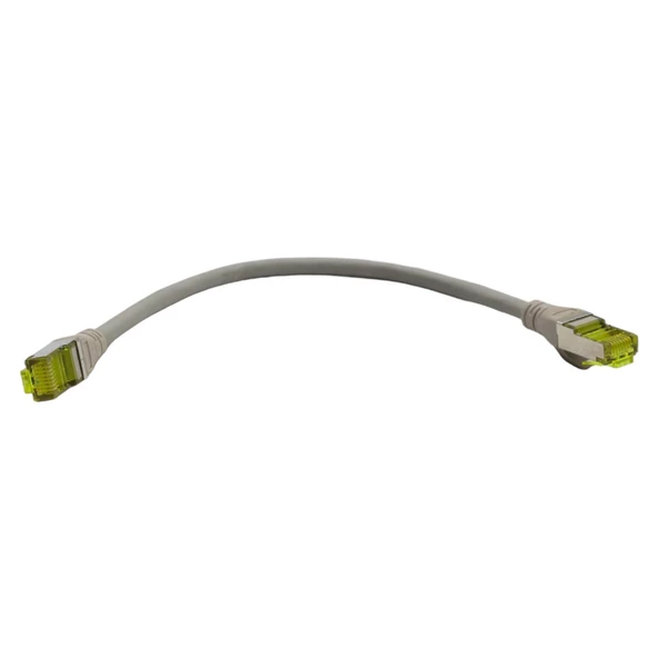 DIGITUS CAT6A S-FTP PATCH CORD 0,25 MT GREY (10'LU PAKET) - Resim 3