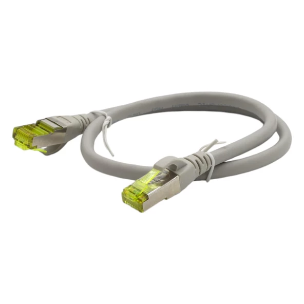 DIGITUS CAT6A S-FTP PATCH CORD 0,50 MT GREY (10'LU PAKET) ürün görseli 1