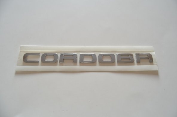 SEAT CORDOBA BAGAJ YAZISI 6K5853687P 1999-2009 ürün görseli 1