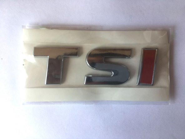 VOLKSWAGEN TSİ BAGAJ YAZISI TEK KIRMIZI 5K0853675M ürün görseli 1