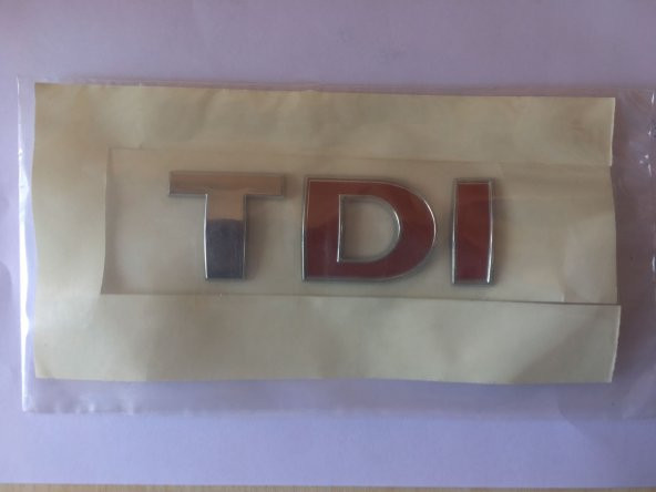 VOLKSWAGEN TDI BAGAJ YAZISI İKİ KIRMIZI (CRAFTER) 2E0853675B ürün görseli 1
