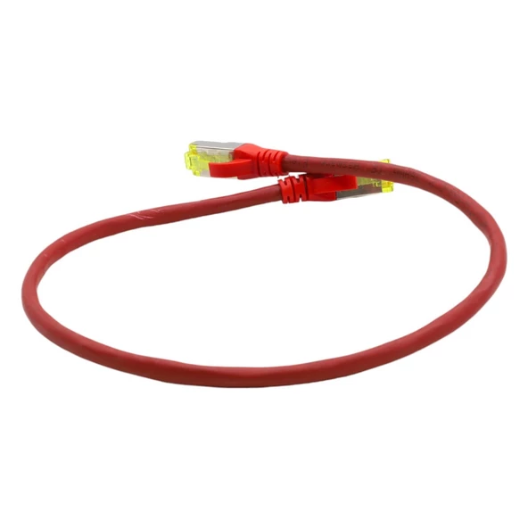 DIGITUS CAT6A S-FTP PATCH CORD 0,50 MT RED (10'LU PAKET) - Resim 4