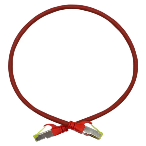 DIGITUS CAT6A S-FTP PATCH CORD 0,50 MT RED (10'LU PAKET) - Resim 5