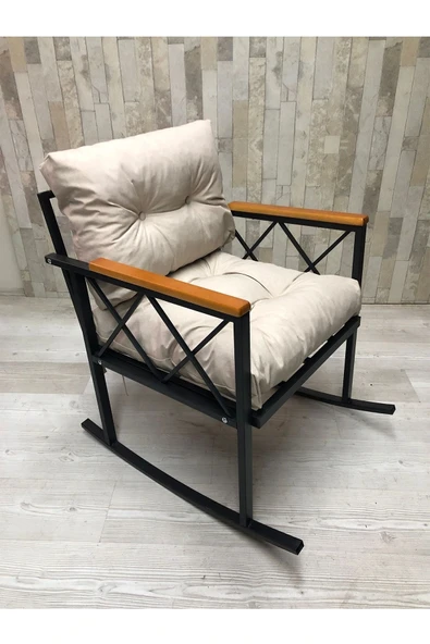 adımshops Sallanan Sandalye Tv Koltuğu Kafe-balkon-mutfak-berjer Sallanır Tekli Koltuk Miami ürün görseli 1