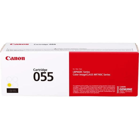 Canon Crg-055Y Yellow Sarı Toner Mf745 ürün görseli 1