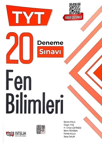 NİTELİK YKS TYT FEN BİLİMLERİ 20 DENEME SINAVI VİDEO ÇÖZÜMLÜ *YENİ* ürün görseli 1