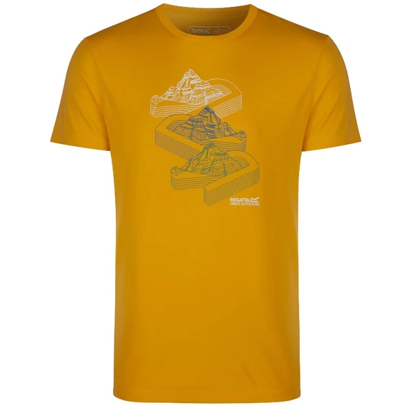 Regatta Fingal Erkek T-Shirt-SARI ürün görseli 1