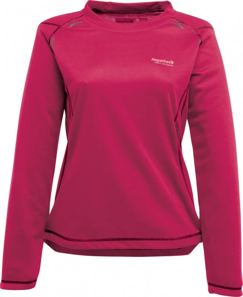 Regatta Base T-Shirt  L/S Kadın Uzun Kollu Üst İçlik-PEMBE ürün görseli 1