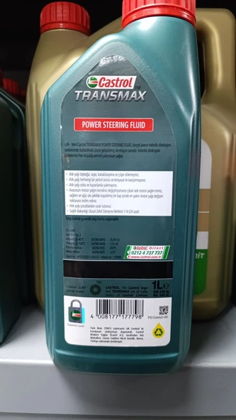 CASTROL Transmax Direksiyon Yağı 1L - Resim 2