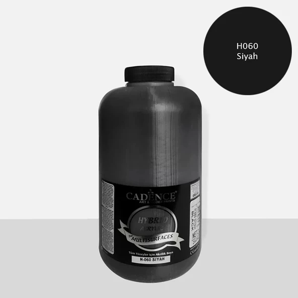 HYBRID AKR. MULTISURFACES H-060 SİYAH 2000ML ürün görseli 1