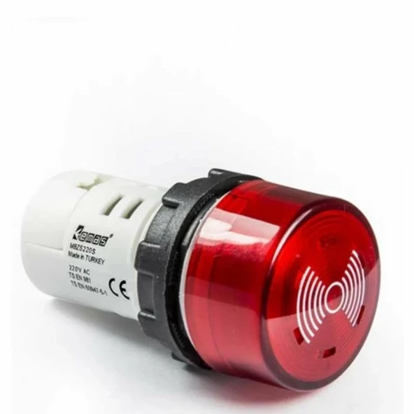 Emas MB Serisi Işıklı Buzzer   12v ürün görseli 1
