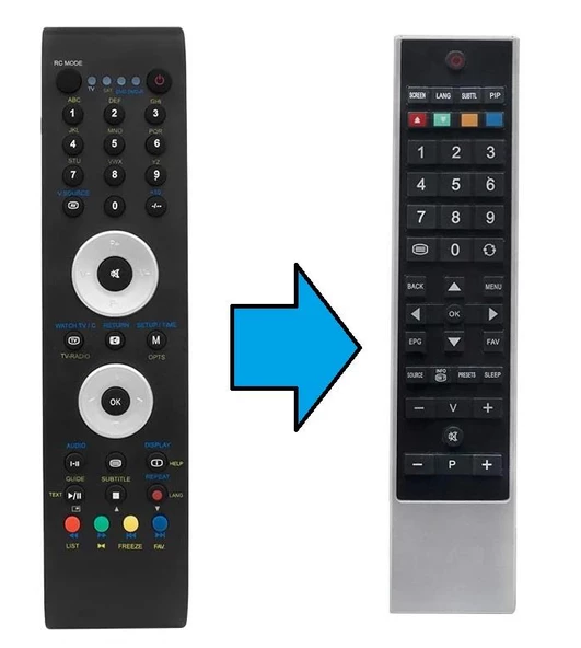 Vestel RC-1110 Lcd Tv Kumandası-Resimde Sağdaki Gönderilir ürün görseli 1