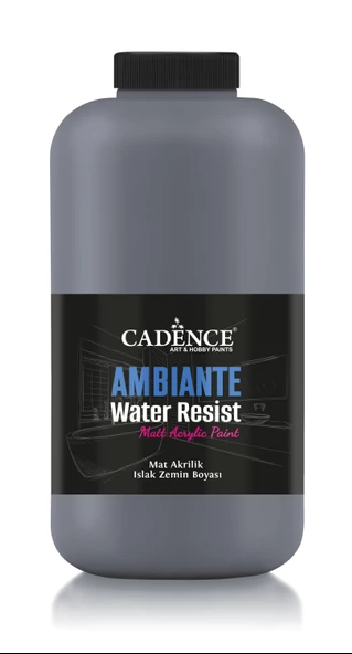 AMBIENTE SUYA DAY. AKR. BOYA AW-22 GRAFİTİ GRİ 2000ML + KATALİZÖR 80GR ürün görseli 1