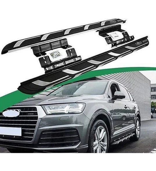 Audi Q5 Uyumlu 2018 Sonrası Yan Basamak Square Style ürün görseli 1