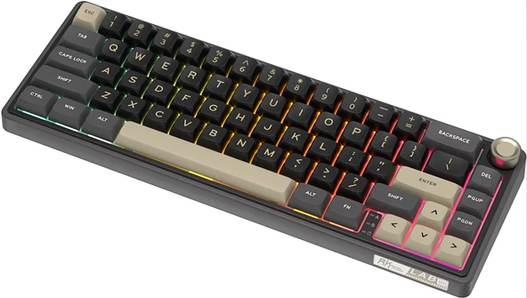 Royal Kludge R65 65% Kablolu US Gaming Klavye (Siyah) ürün görseli 1