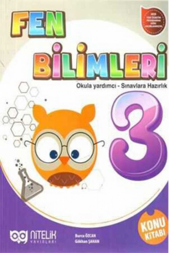 Nitelik Yayınları 3.sınıf Fen Bilimleri Konu Kitabı ürün görseli 1