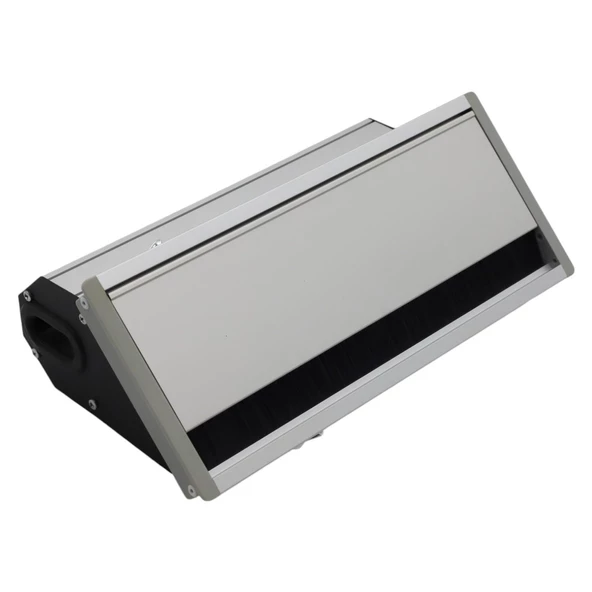 METALLINE FIRÇALI KAPAKLI PRİZ BÜROTİK(MET-X-11-P) ürün görseli 1