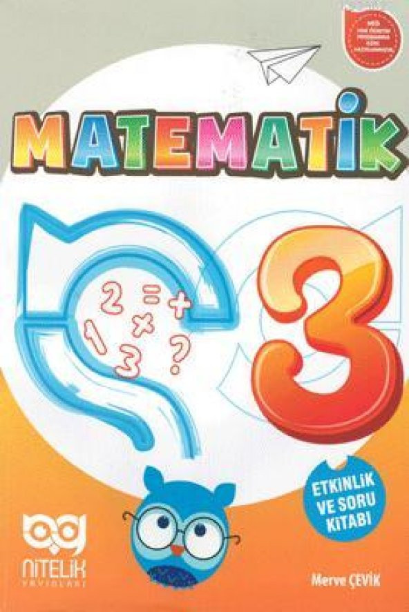 Nitelik Yayınları 3.Sınıf Matematik Etkinlik Ve Soru Kitabı ürün görseli 1