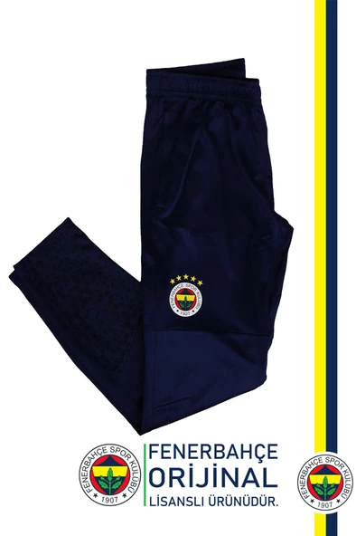 Fenerbahçe Orijinal Rashel Kumaş A Takım Çocuk Eşofman Altı Lacivert Tek Alt ürün görseli 1