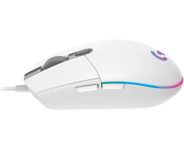 Logitech G G102 Lightsync Kablo Gaming Mouse Beyaz - Resim 3