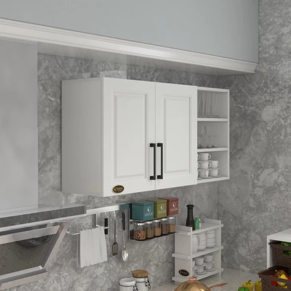 Kenzlife hazır mutfak dolabı maydanoz90 byz mod1 90*120*32 mebran kapak suntalam gövde ürün görseli 1