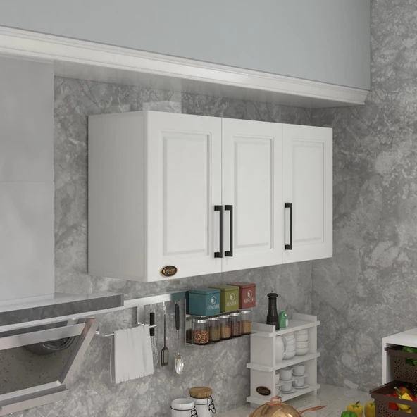 Kenzlife hazır mutfak dolabı limon60 byz mod1 60*120*32 mebran kapak suntalam gövde ürün görseli 1