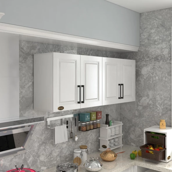Kenzlife hazır mutfak dolabı havuç60 byz mod1 60*160*32 mebran kapak suntalam gövde ürün görseli 1