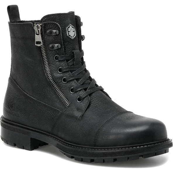 LUMBERJACK RAMONES 1PR SİYAH HAKİKİ DERİ COMFORT CASUAL FERMUARLI ERKEK BOT ürün görseli 1