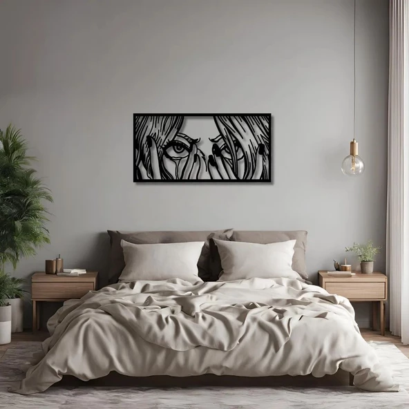Lazer Kesim Metal Duvar Dekoru Pop Art 23 Metal Duvar Tabosu Pop Art ürün görseli 1