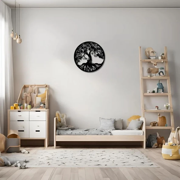 Duvar Dekoru Hediyelik Aile Ağacı (Family Tree) Metal Duvar Tablosu Sanat ürün görseli 1
