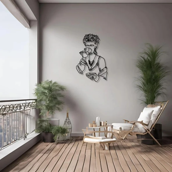 Özel Tasarım Metal Tablolar Frida (Frida) Metal Duvar Tablosu Sanat ürün görseli 1
