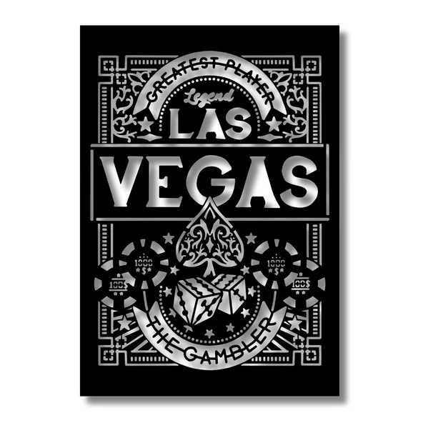 Dekoratif Metal Sanatı Las Vegas İskeletinde Korku ve Nefret Metal Duvar Tablosu Pop Art ürün görseli 1