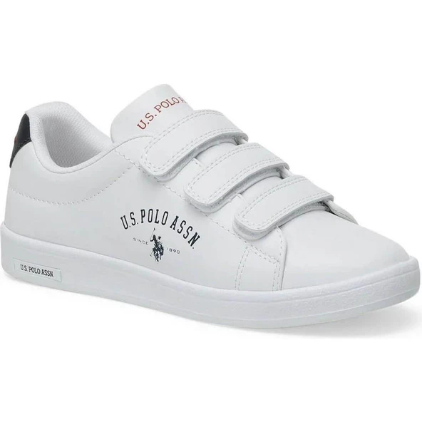 U.S.POLO ASSN SINGER 3FX BEYAZ ÇIRTLI COMFORT CASUAL GÜNLÜK SPOR AYAKKABISI ürün görseli 1