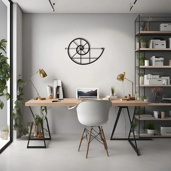 Metal Duvar Dekorasyonu Altın Oran 2 (Golden Ratio) Metal Duvar Tablosu Sanat ürün görseli 1