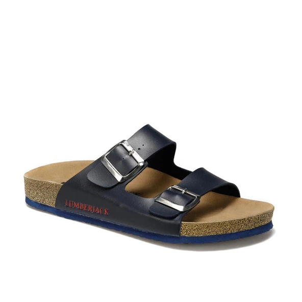 LUMBERJACK MENDY ((LACİVERT)) COMFORT CASUAL ANATOMİK TOKALI TERLİK ürün görseli 1