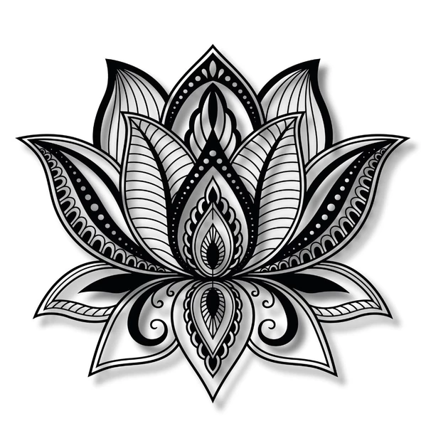 Metal Duvar Dekorasyonu Lotus Çiçeği 2 (Lotus Flower 2) Metal Duvar Tablosu Mandala ürün görseli 1