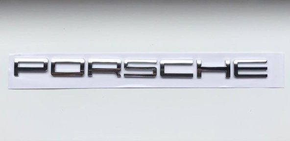 PORSCHE BAGAJ YAZISI KROM 95855968701 ürün görseli 1