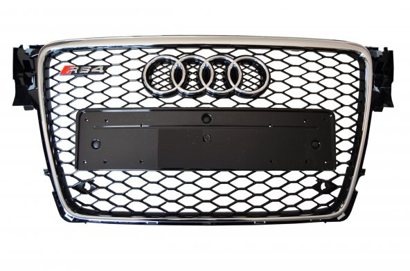AUDİ A4 B8 RS4 PANJUR SİYAH-KROM 2008-2012 ürün görseli 1