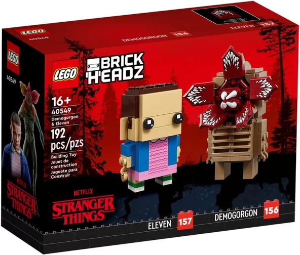 LEGO 40549 Brickheadz Yabancı Şeyler 11 ve Demogorgon ürün görseli 1