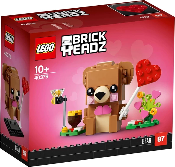 LEGO 40379 BrickHeadz Sevgililer Günü ayısı ürün görseli 1