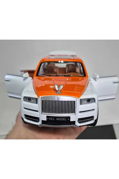 HEPSİLAZIM Rolls Royce Metal Oyuncak Araba Model Koleksiyon Araç Ses Ve Işıklı 22-Cm Lüks Makam Aracı ürün görseli 1