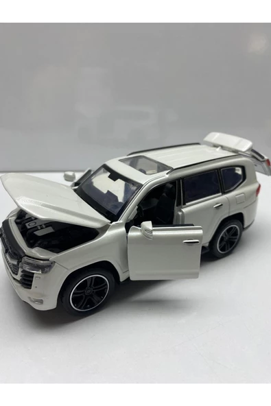 Diecast, Jip Metal Model Araç Oyuncak Araba Toyota Jeep Land Cruıser Çek Bırak 15 Cm Suv Jip ürün görseli 1