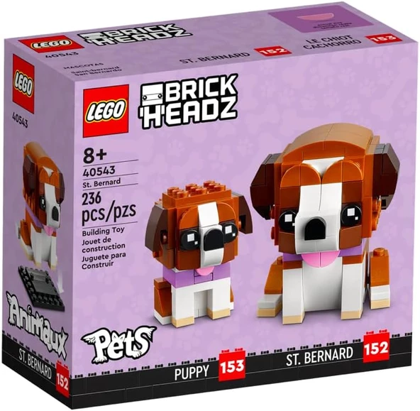 LEGO 40543 Brickheadz St. Bernard ürün görseli 1