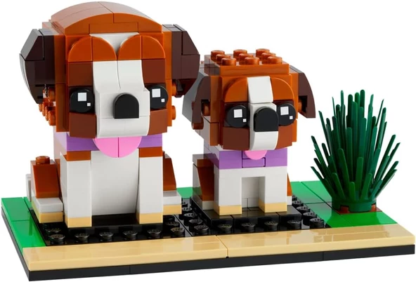 LEGO 40543 Brickheadz St. Bernard - Resim 3