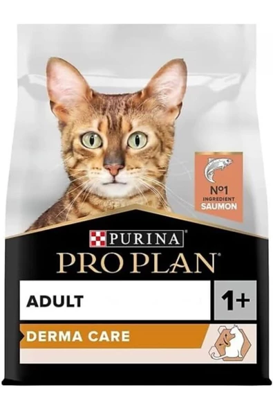 Pro Plan Derma Care Tüy ve Deri Sağlığı için Somonlu Kedi Maması 3 kg ( ELEGANT DERMA ) ürün görseli 1